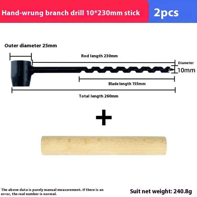 Tree Board Multifunctional Hand Carpentry Drill