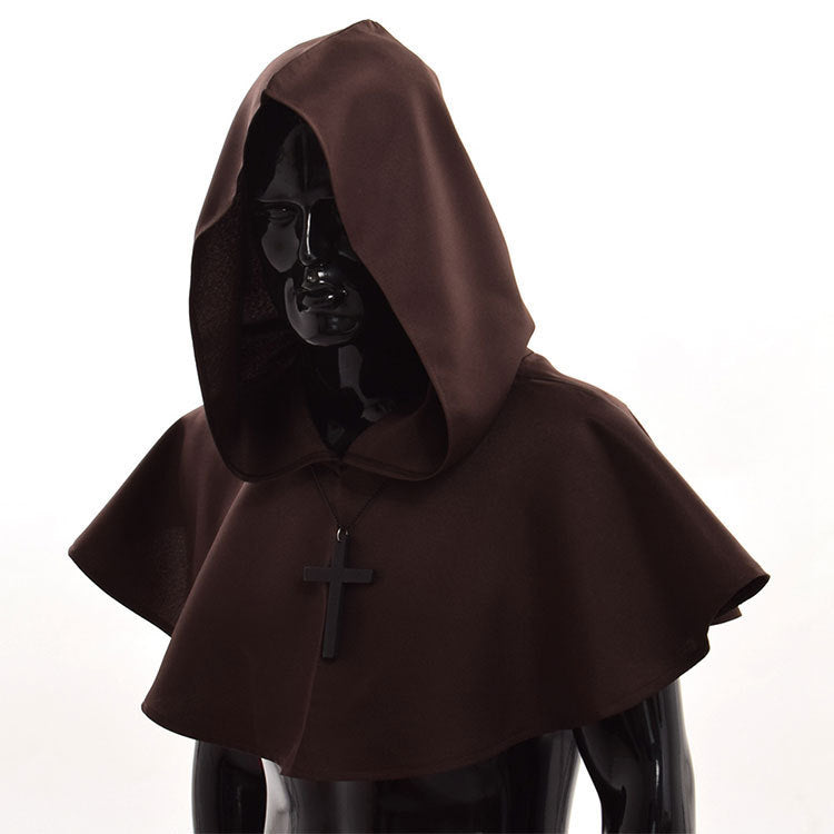 Medieval monk's shawl hat