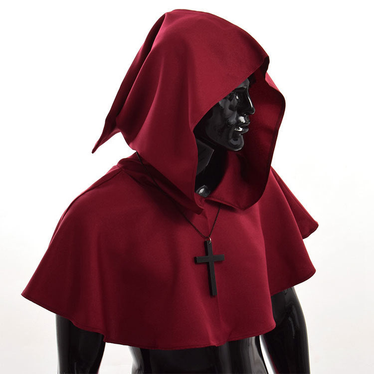 Medieval monk's shawl hat