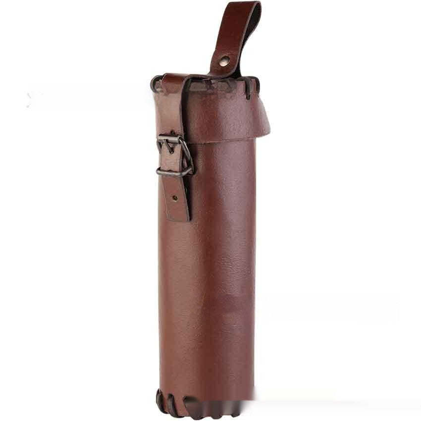Red Wine Bag Belt Buckle Wine Bottle Bag Leather Waist Quiver Mini Quiver