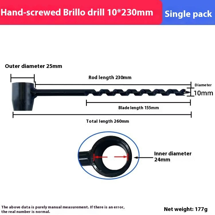 Tree Board Multifunctional Hand Carpentry Drill