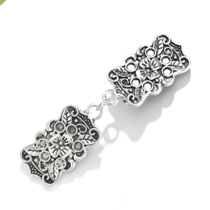 European And American Retro Shawl Neckline Clip