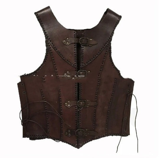 Medieval Retro Handmade Armor Belt Buckle Vest