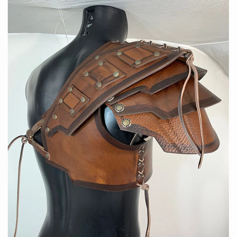 European Ancient Medieval Viking Stage Performance Props Shoulder Pad