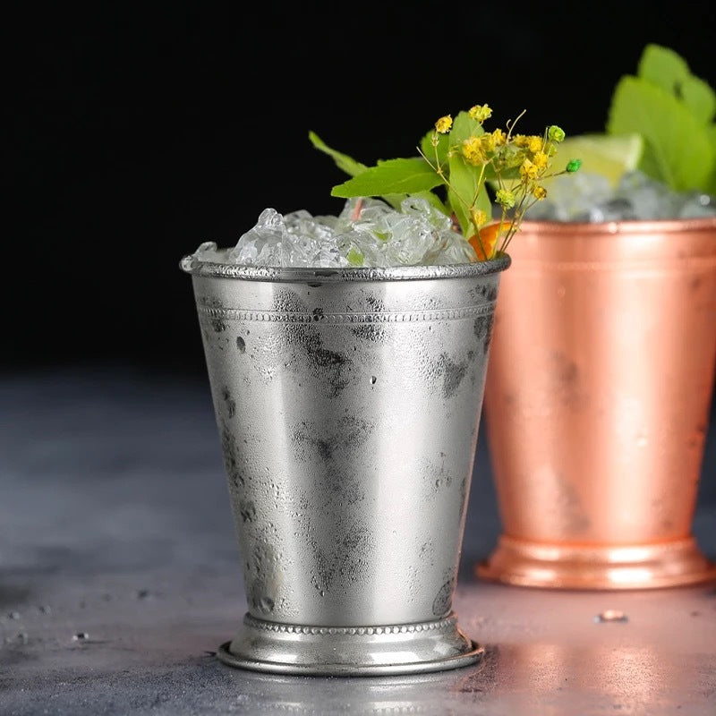 Mint cocktail metal cup stainless steel