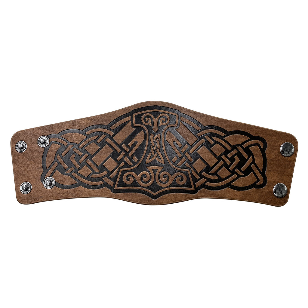 Leather Bracelet Embossed Wristband Medieval Renaissance COS Accessories