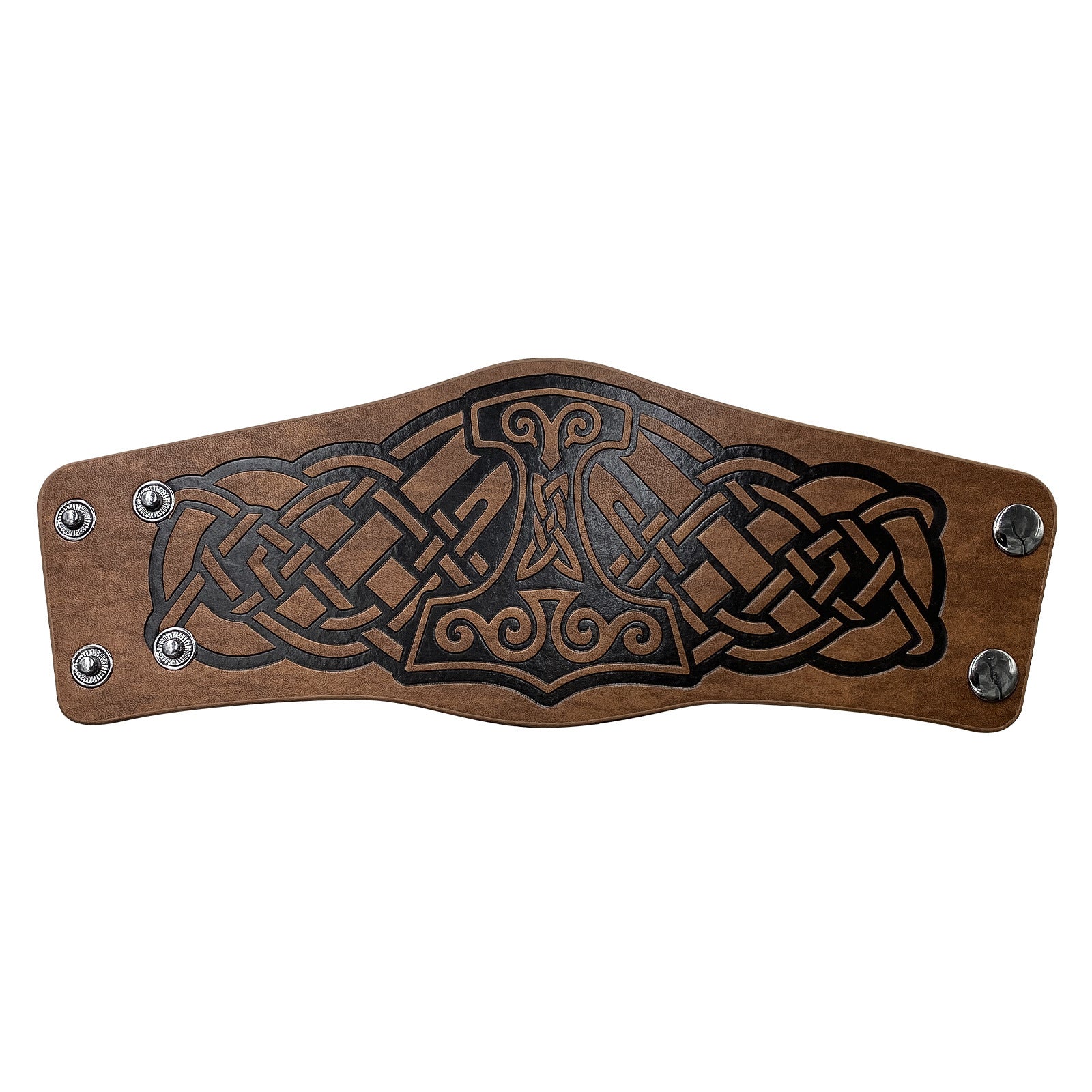 Leather Bracelet Embossed Wristband Medieval Renaissance COS Accessories
