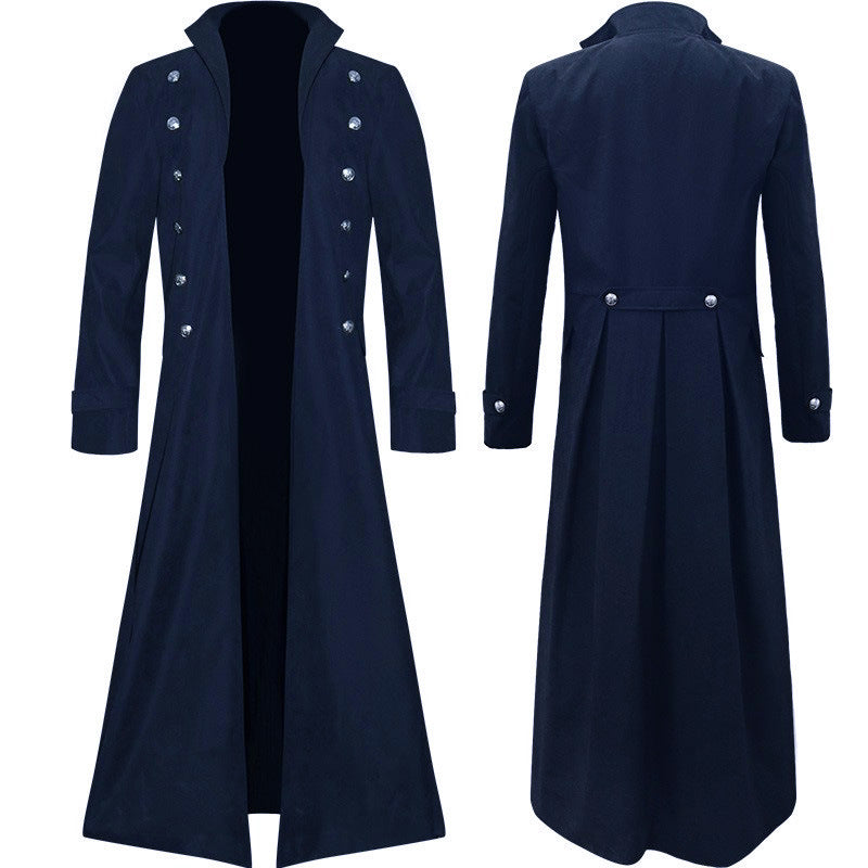 Steampunk Retro Gothic Coat Windbreaker Coat