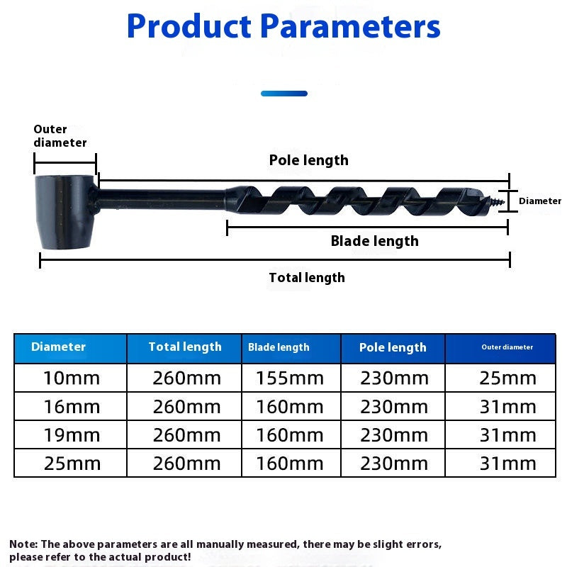 Tree Board Multifunctional Hand Carpentry Drill