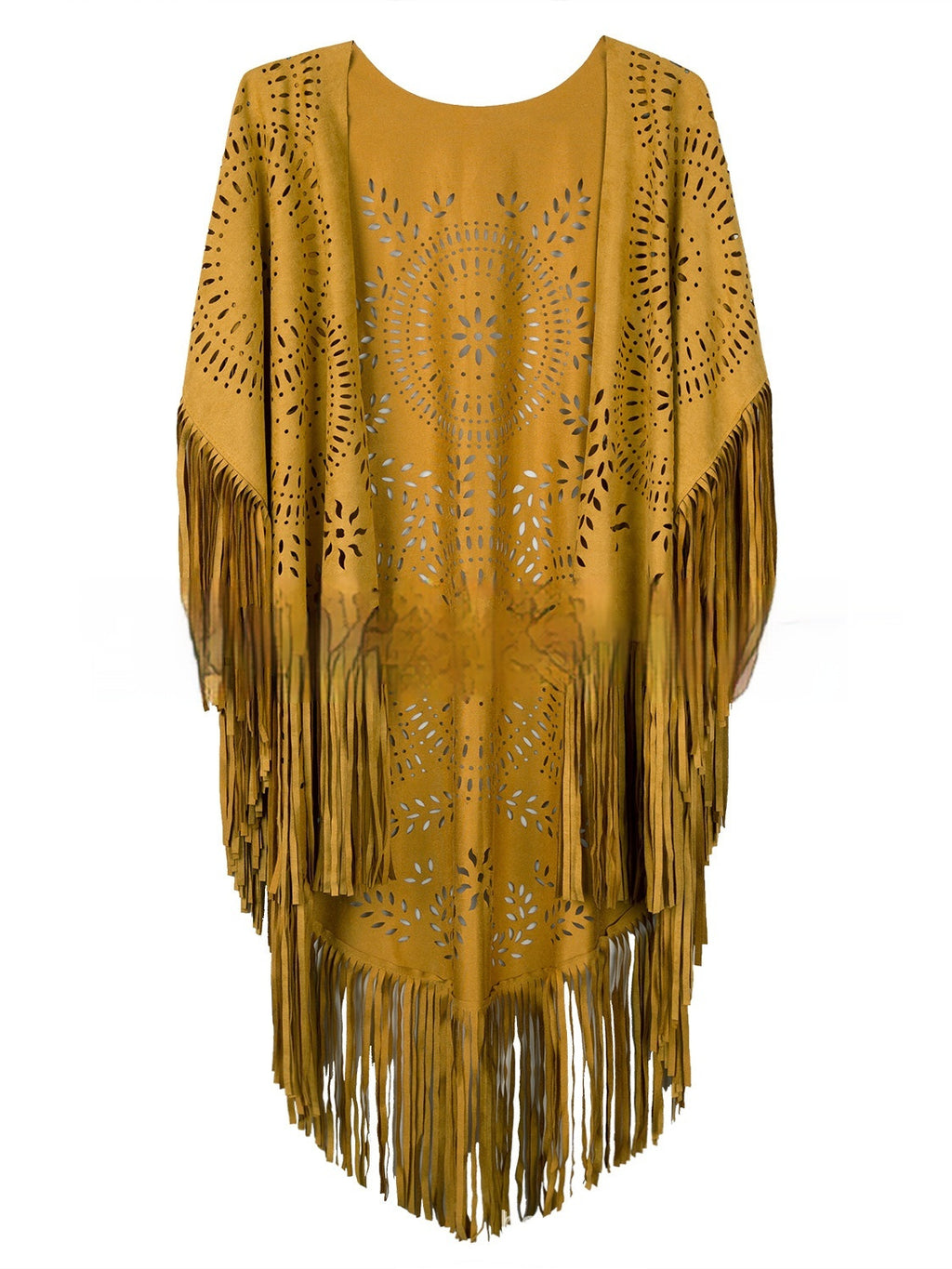 Summer New Women's Blouse Tassel Shawl Cloak
