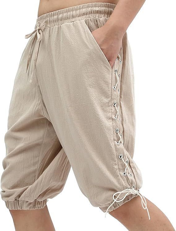 Men's Fashion Individual Casual Strap Skinny Pants