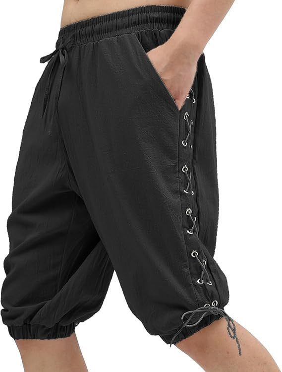 Men's Fashion Individual Casual Strap Skinny Pants