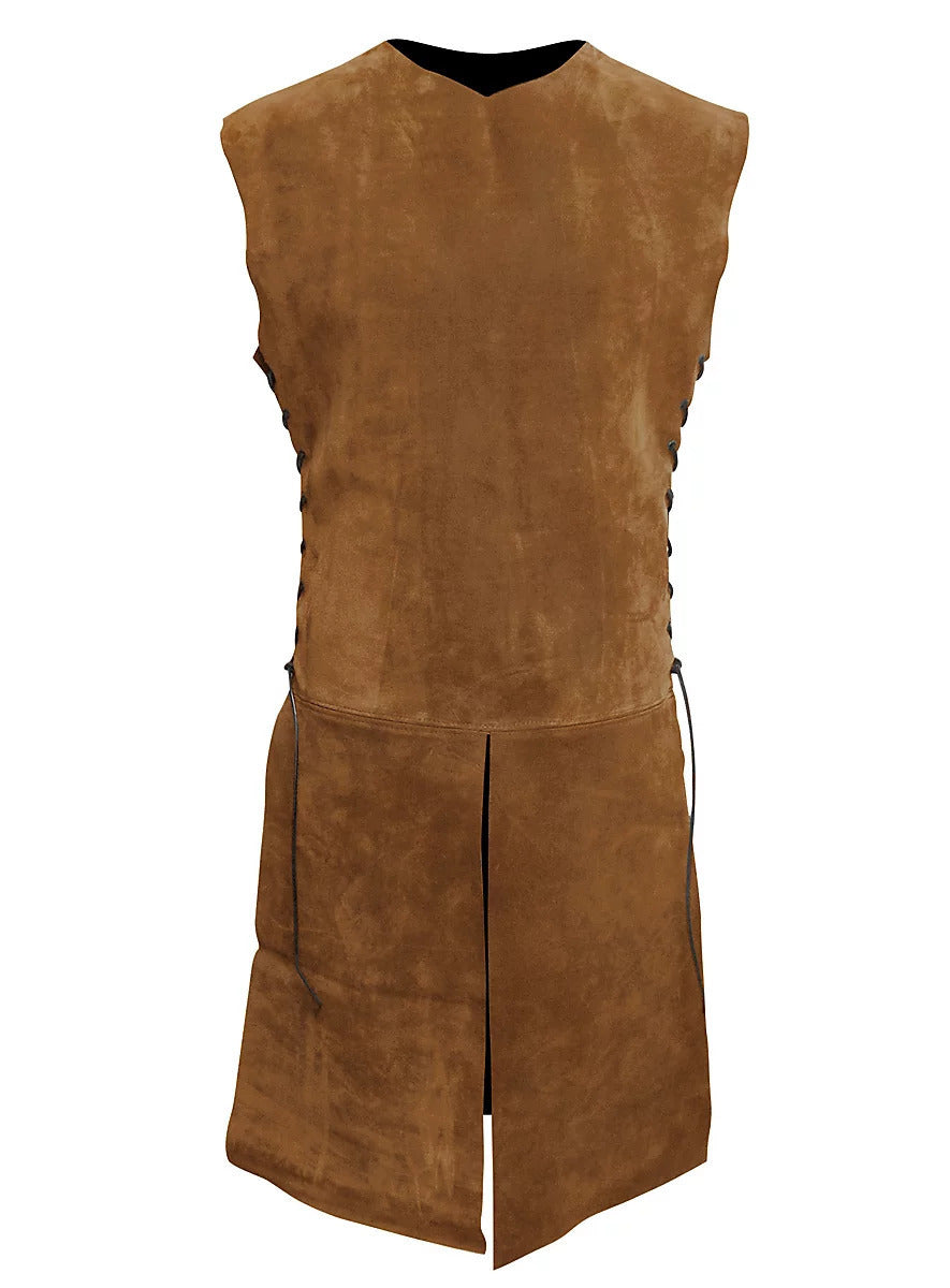 Men's Fashion Retro Renaissance Deerskin Velvet Leather