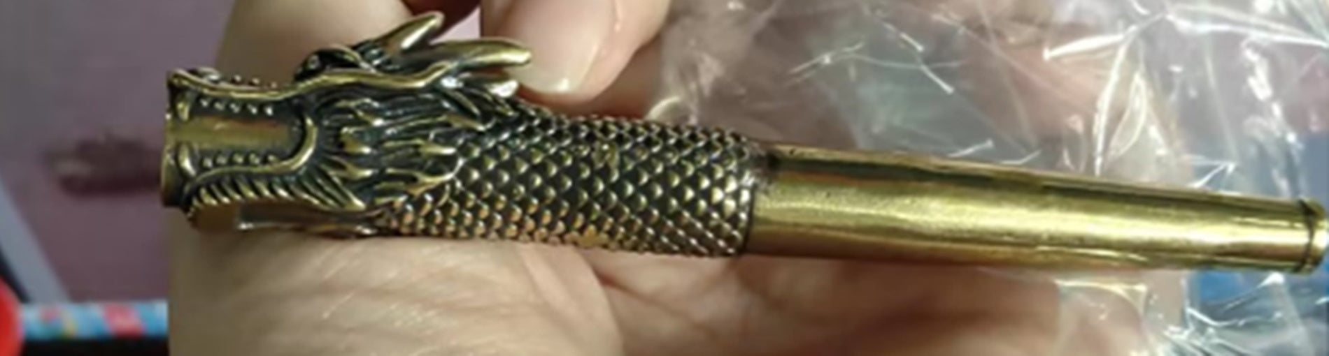 Cigarette Brass Pipe Holder