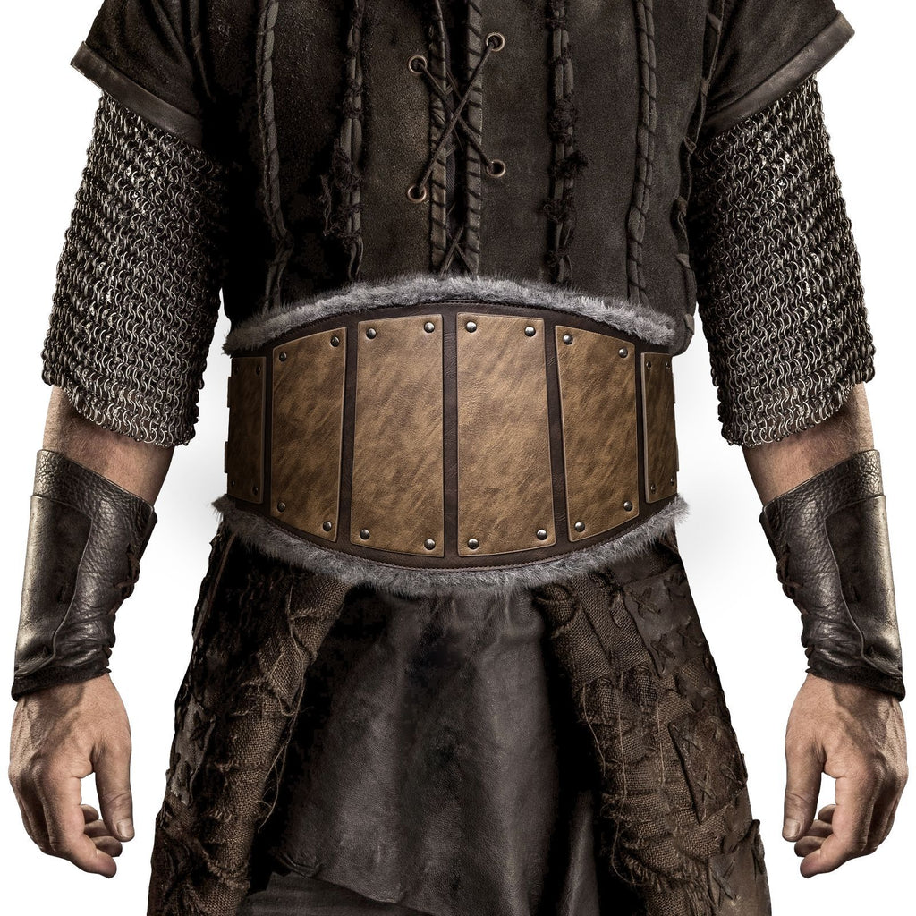 Medieval Frayed Leather Waist Seal Nordic Viking Style RETRO Tool