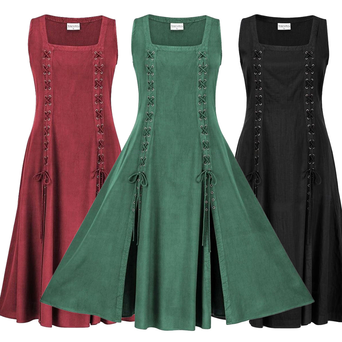 Double Laced Medieval Renaissance Dress