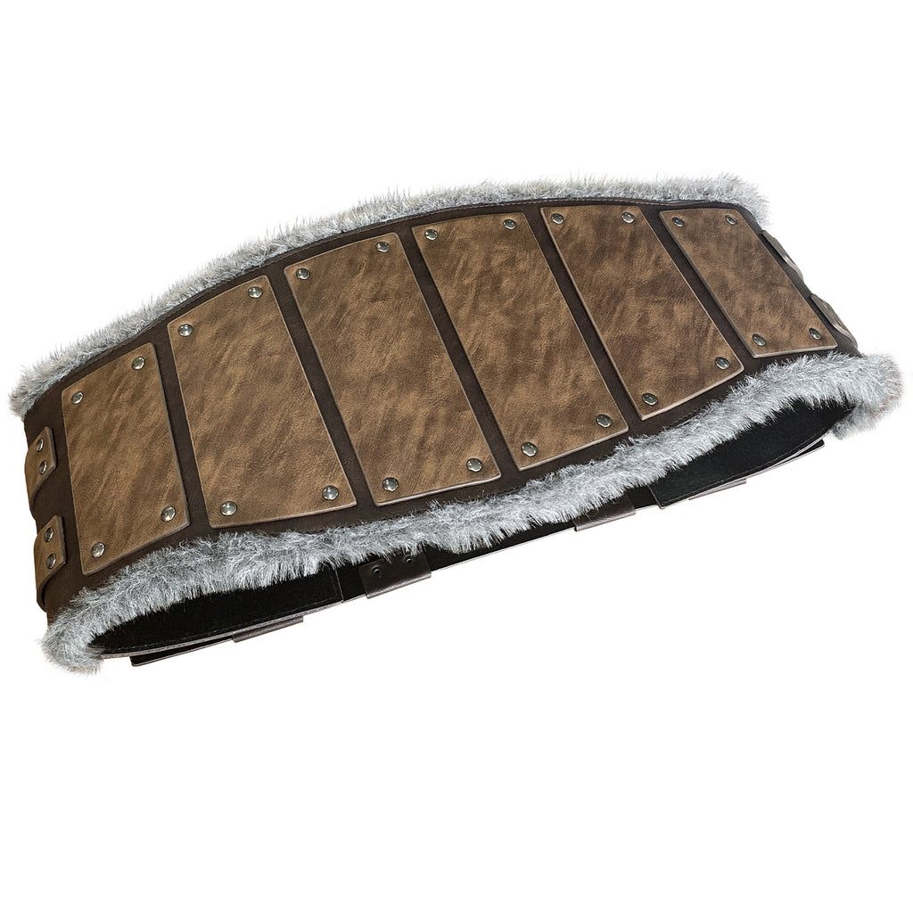 Medieval Frayed Leather Waist Seal Nordic Viking Style RETRO Tool