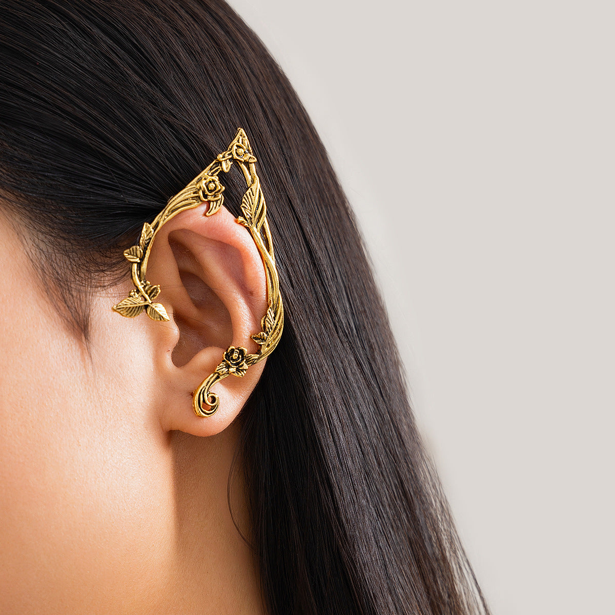 Elf Irregular Alloy Earring Punk