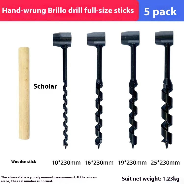 Tree Board Multifunctional Hand Carpentry Drill