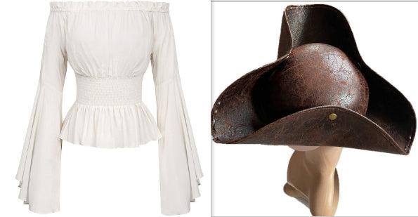 Women's Renaissance Medieval Long Sleeve Top