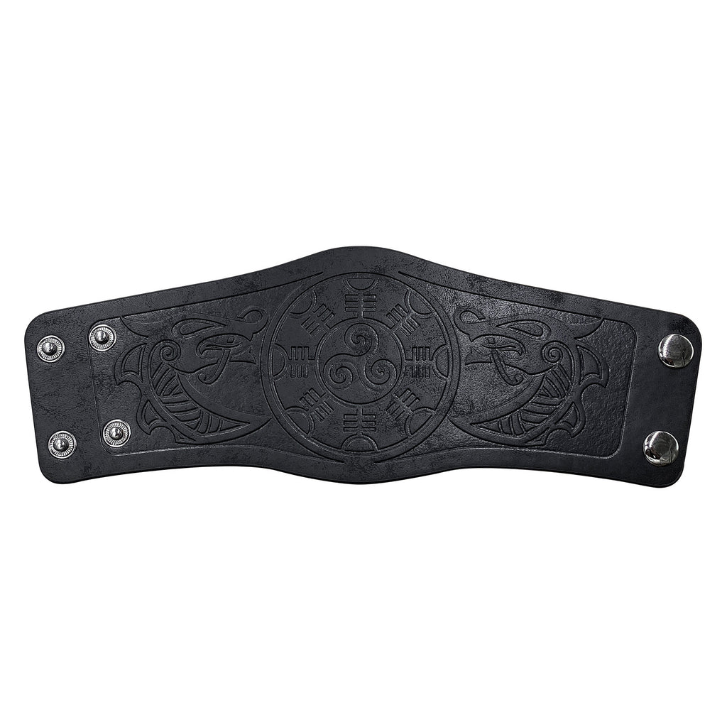 Leather Bracelet Embossed Wristband Medieval Renaissance COS Accessories