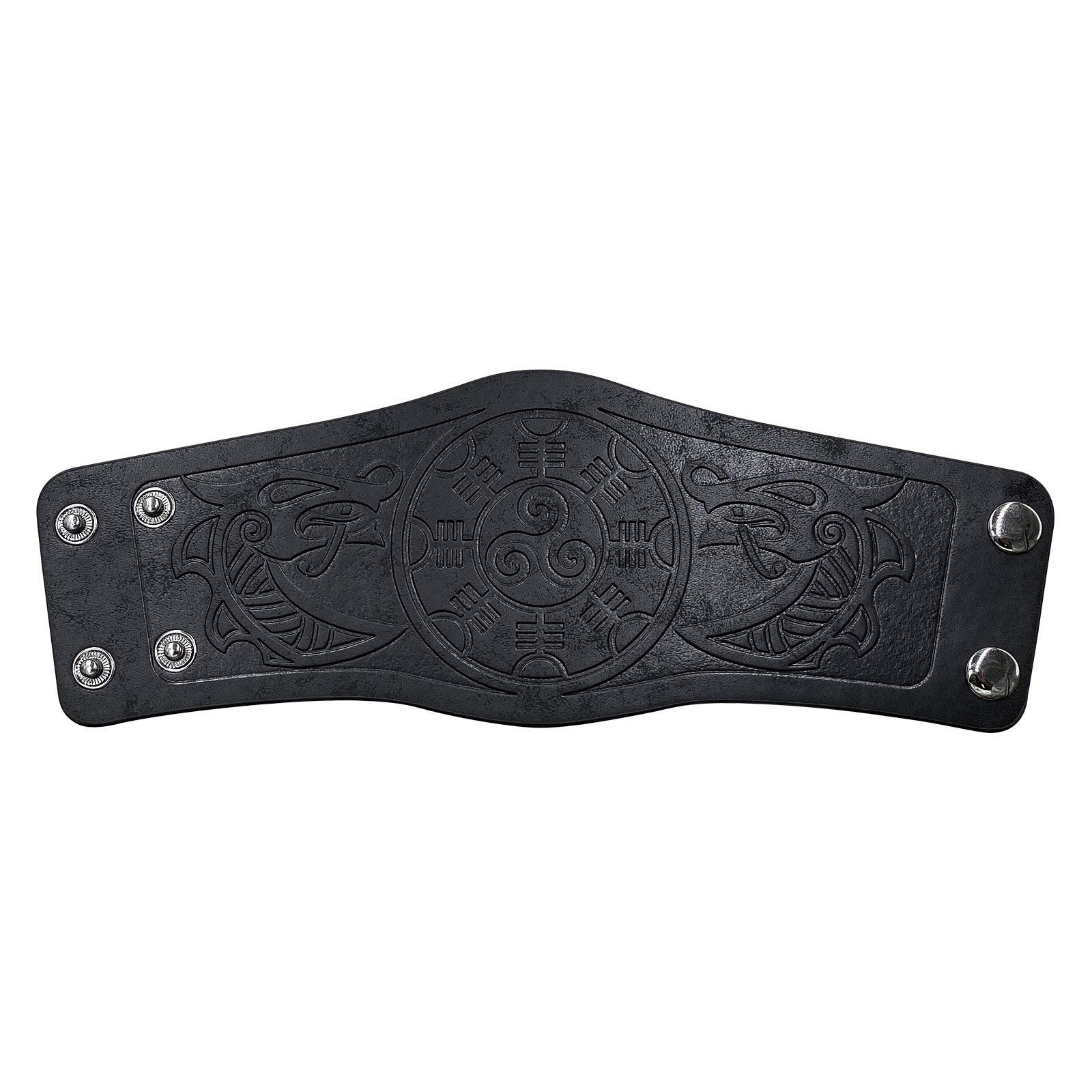 Leather Bracelet Embossed Wristband Medieval Renaissance COS Accessories