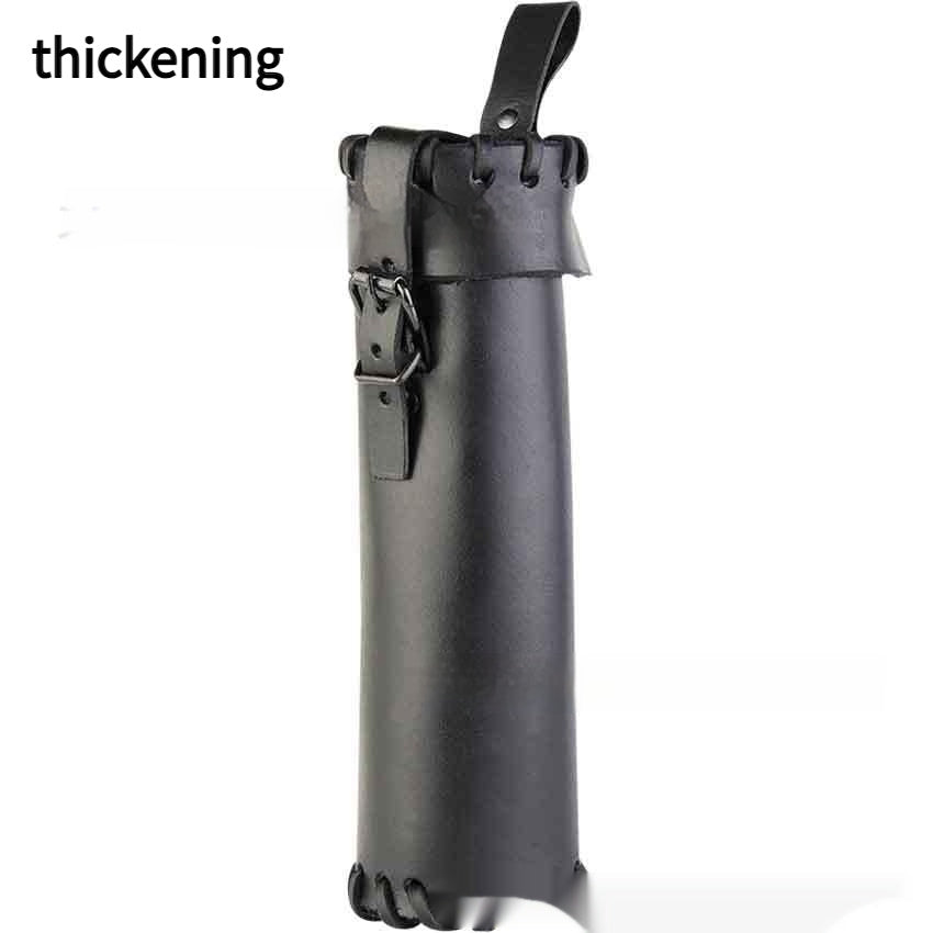 Red Wine Bag Belt Buckle Wine Bottle Bag Leather Waist Quiver Mini Quiver