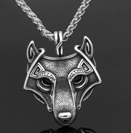 Vintage Nordic Rune Necklaces For Men Stainless Steel Norse Runes Viking Jewerly Pagan Elder Futhark Pendant Amulet Fashion Jewelry