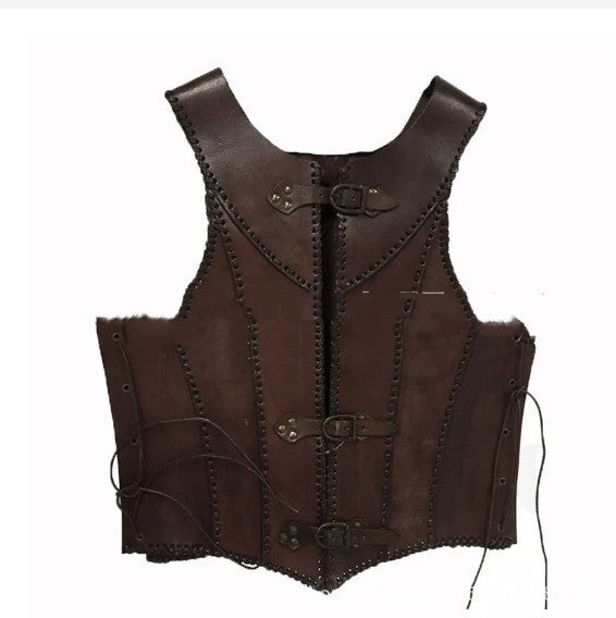 Medieval Retro Handmade Armor Belt Buckle Vest
