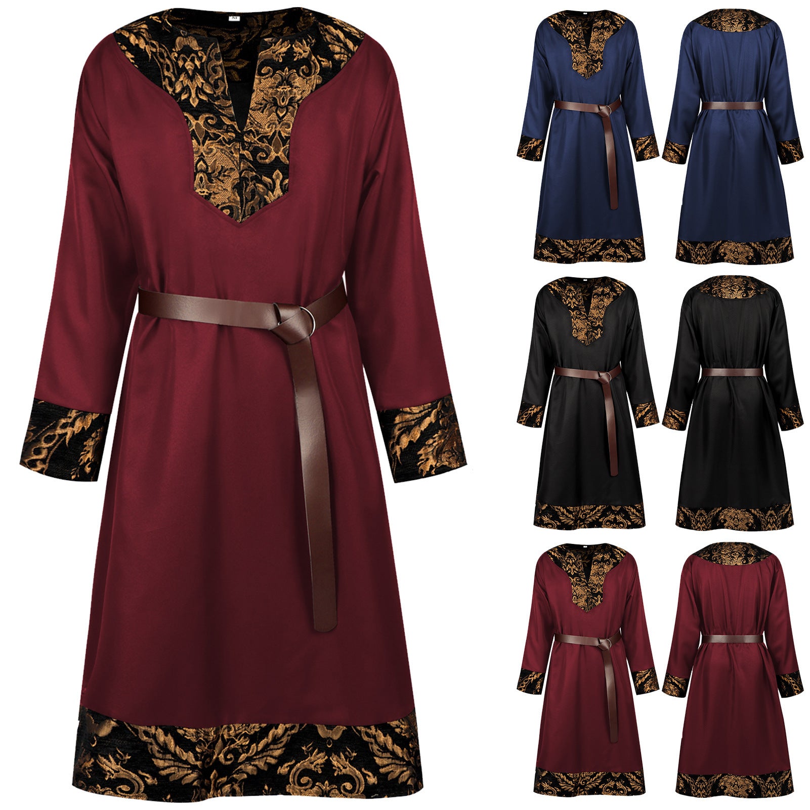 Men's Medieval Viking Waist Performance Jacket