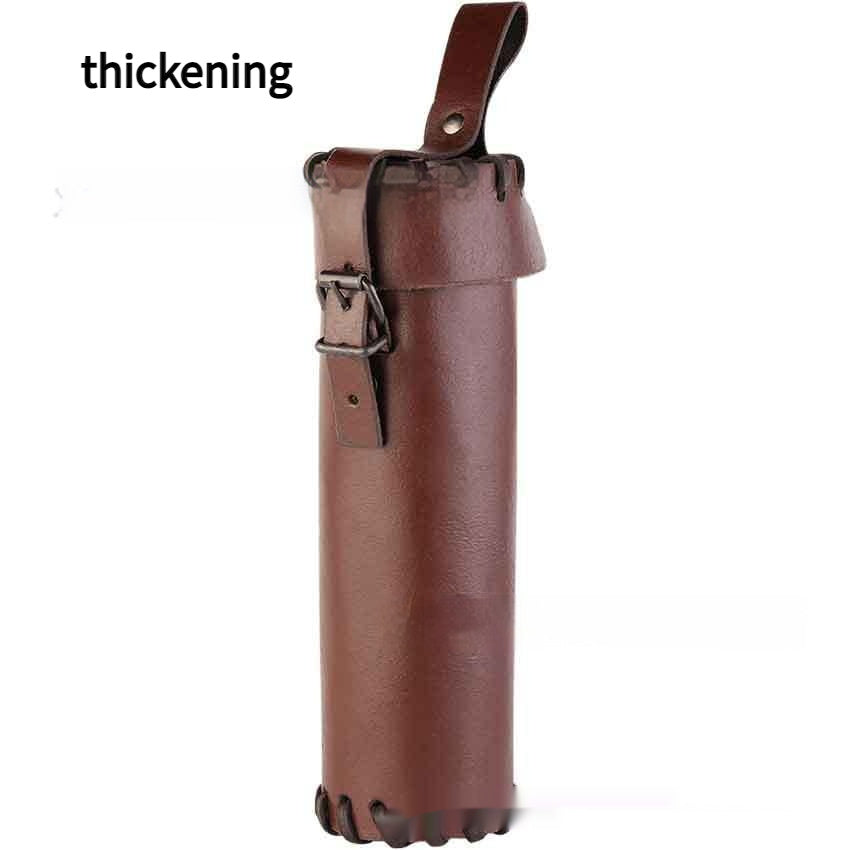 Red Wine Bag Belt Buckle Wine Bottle Bag Leather Waist Quiver Mini Quiver