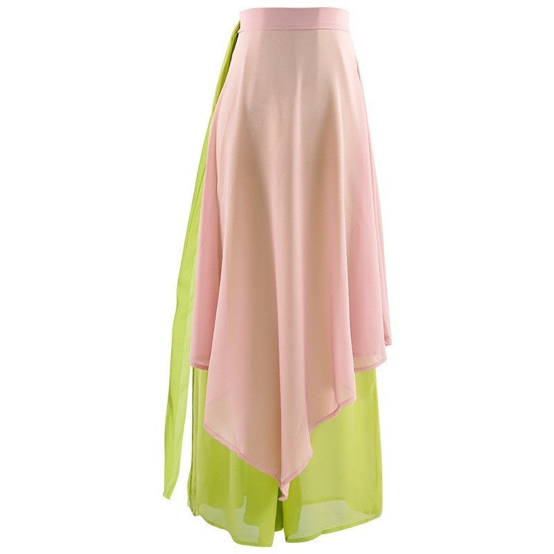 Women's Loose Elegant Snow Practice Wide-leg Pants