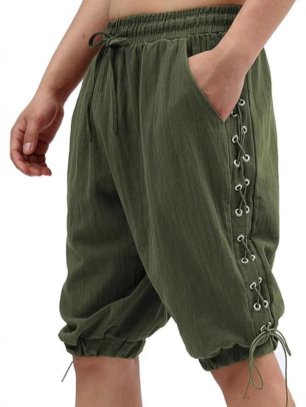 Men's Fashion Individual Casual Strap Skinny Pants