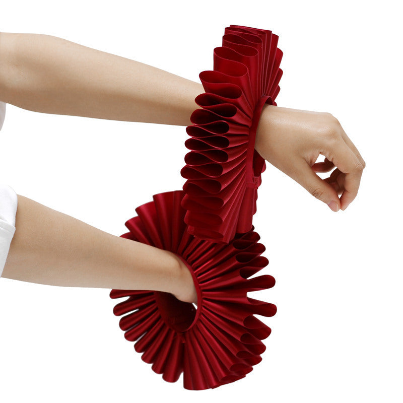 Renaissance Court Aristocrat Raff Fake Sleeve Lace Drama Drama Performance