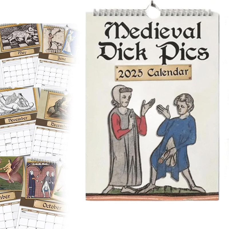 Medieval Dick Pic Wall Calendar