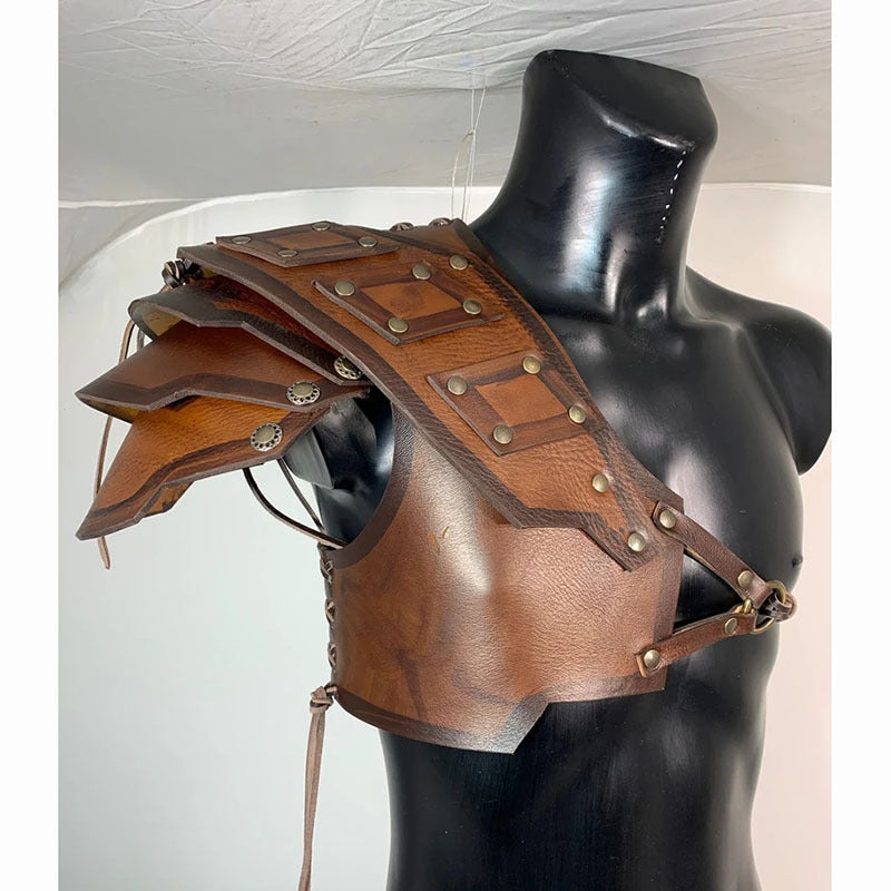 European Ancient Medieval Viking Stage Performance Props Shoulder Pad